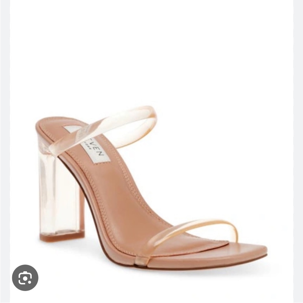 Steven New York Nude Transparent Heels